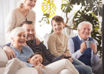 Good relations are always found in a close and warm family